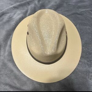 Classic Tan Fedora Hat
